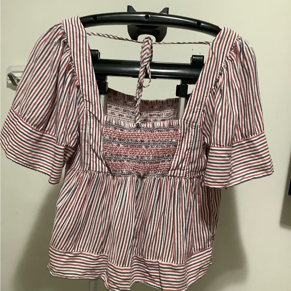Old Navy, red, white & blue summer top.